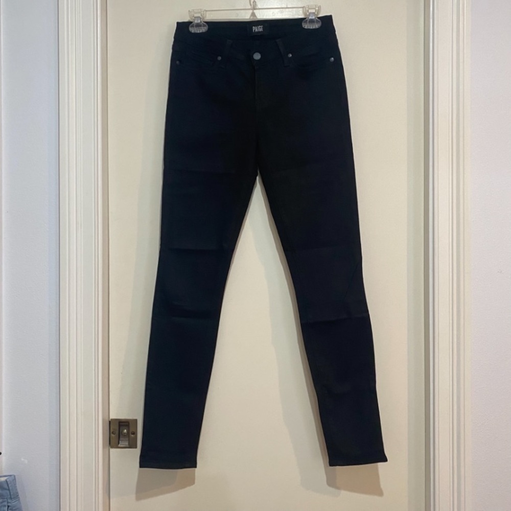 PAIGE Verdugo ultra skinny Black Jeans